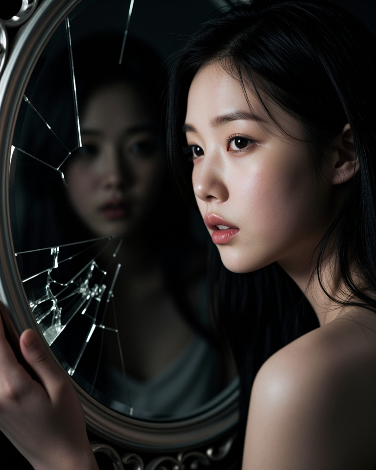 거울 너머의 시선