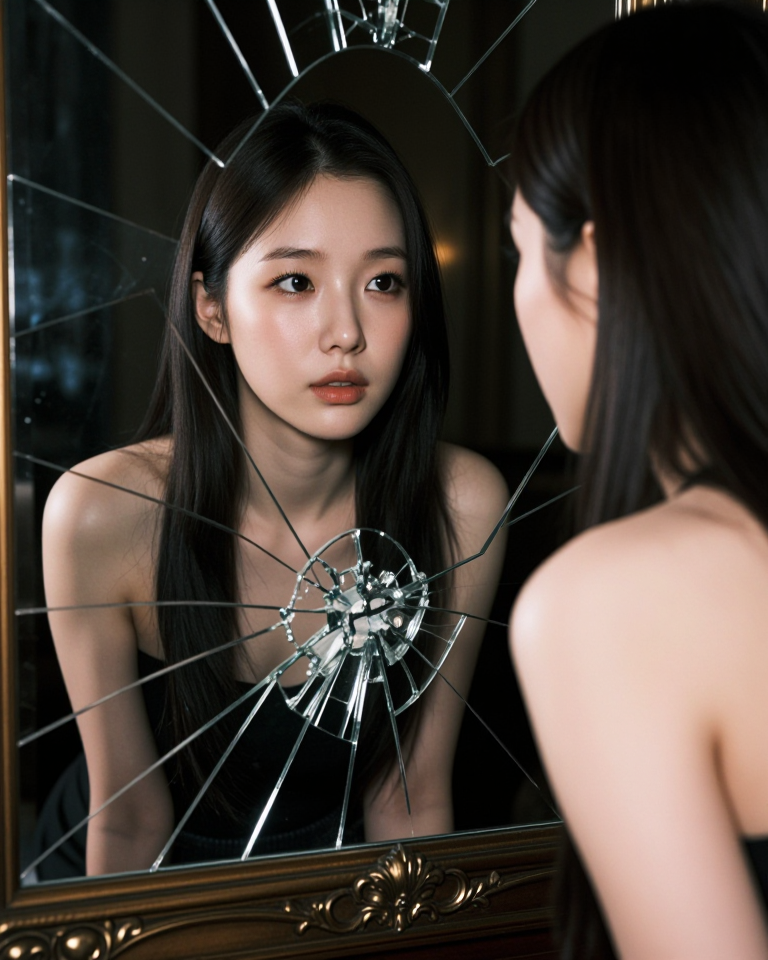 거울 너머의 시선